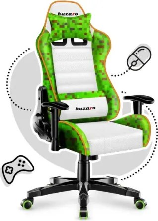 Detská herná stolička Ranger 6.0 Pixel White