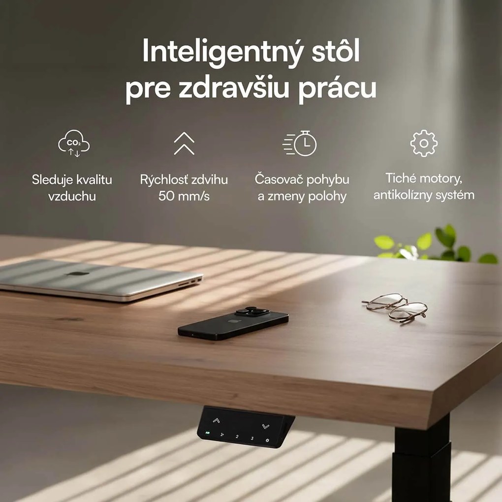 Liftor Expert výškovo nastaviteľný, elektricky polohovateľný stôl