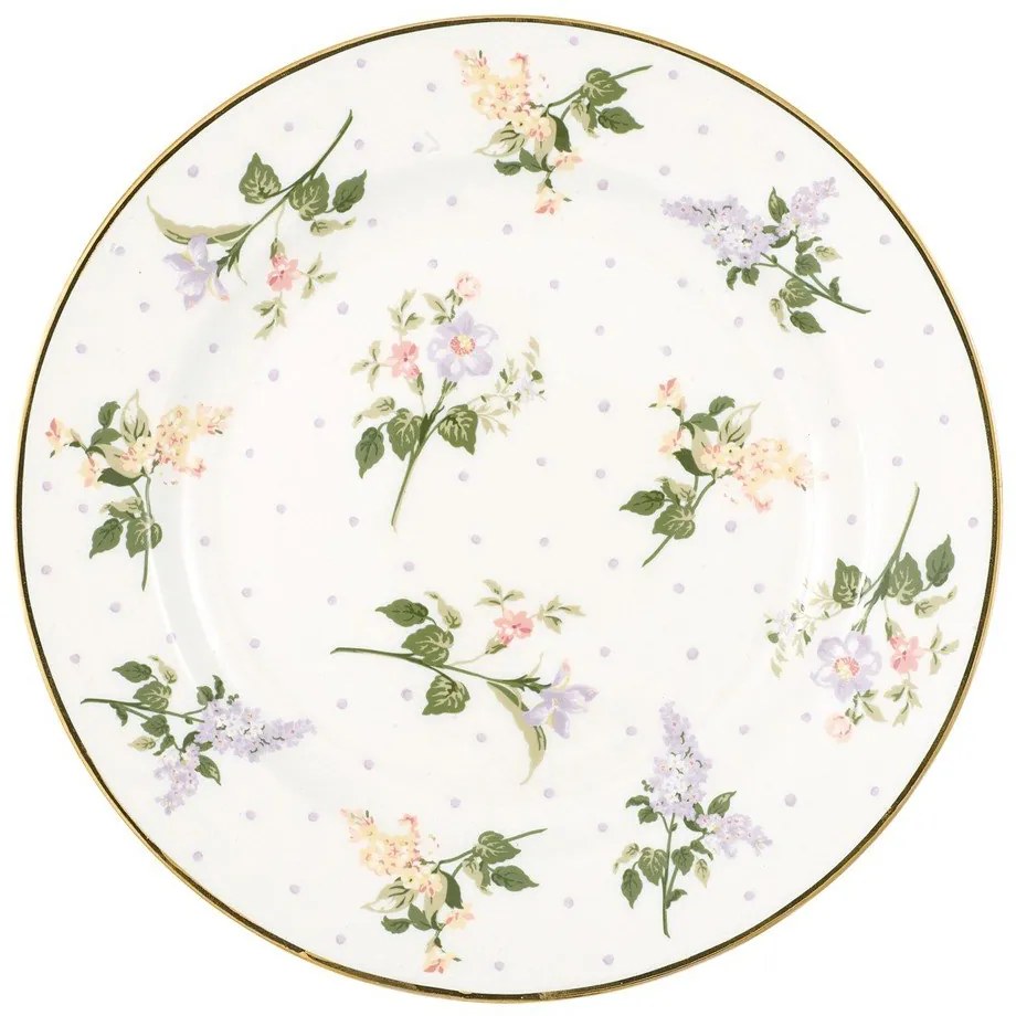 Porcelánový dezertný tanier Green Gate Asta, ø 20,5 cm