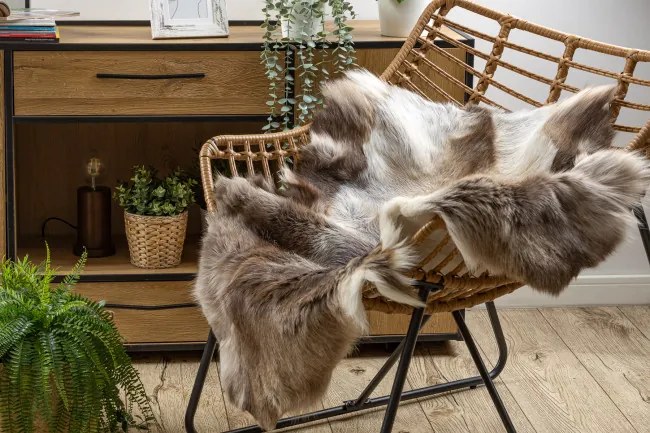 Koberec RENIFER POK018 hnedý / sivý