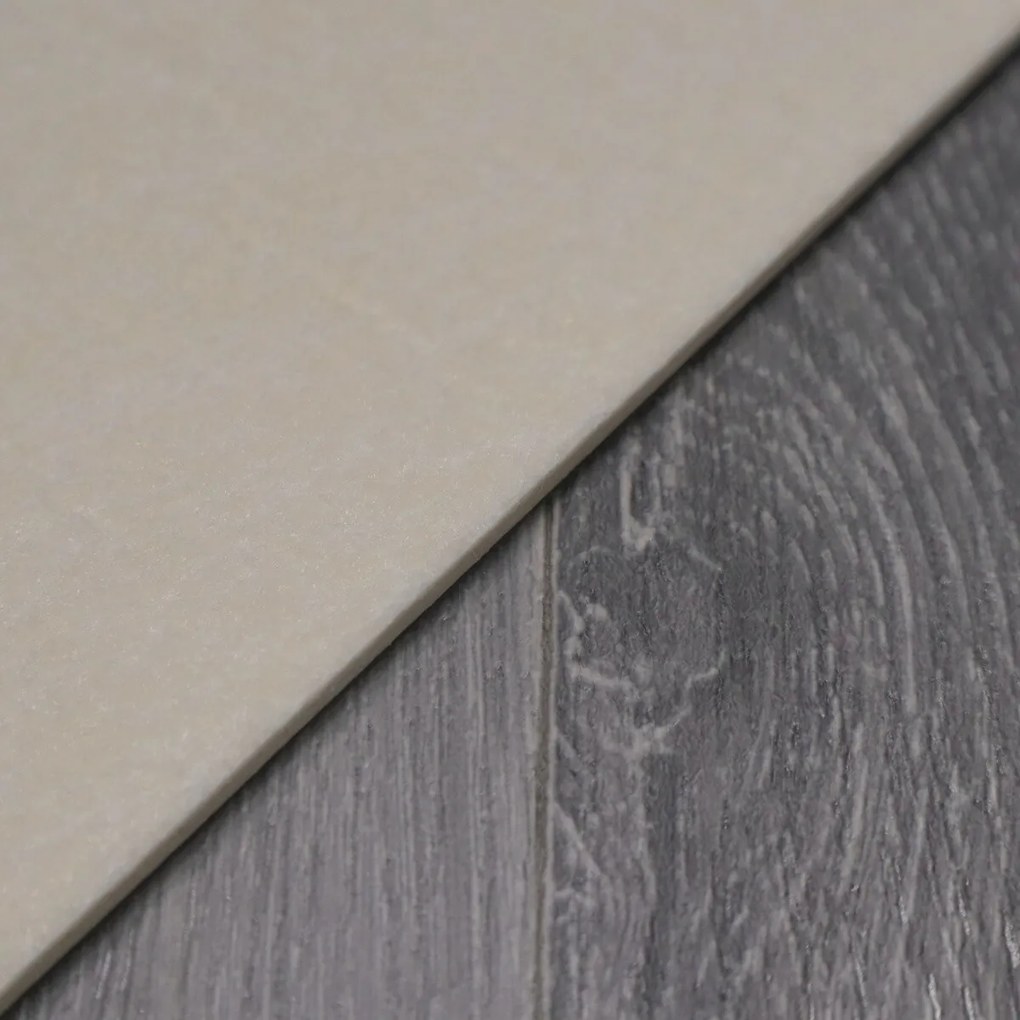 Gerflor, PVC podlaha - lino AladinTex Ultra 1442 Valencay pecan, na mieru, šíře 4m, šedá, filc, chodba / predsieň