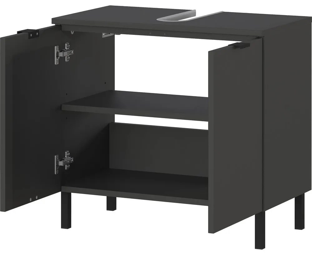 Antracitová kúpeľňová zostava Arcena – Germania