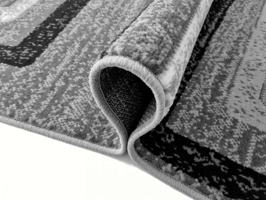 DC Koberec PP 1002 sivá Rozmer: 70×130 cm