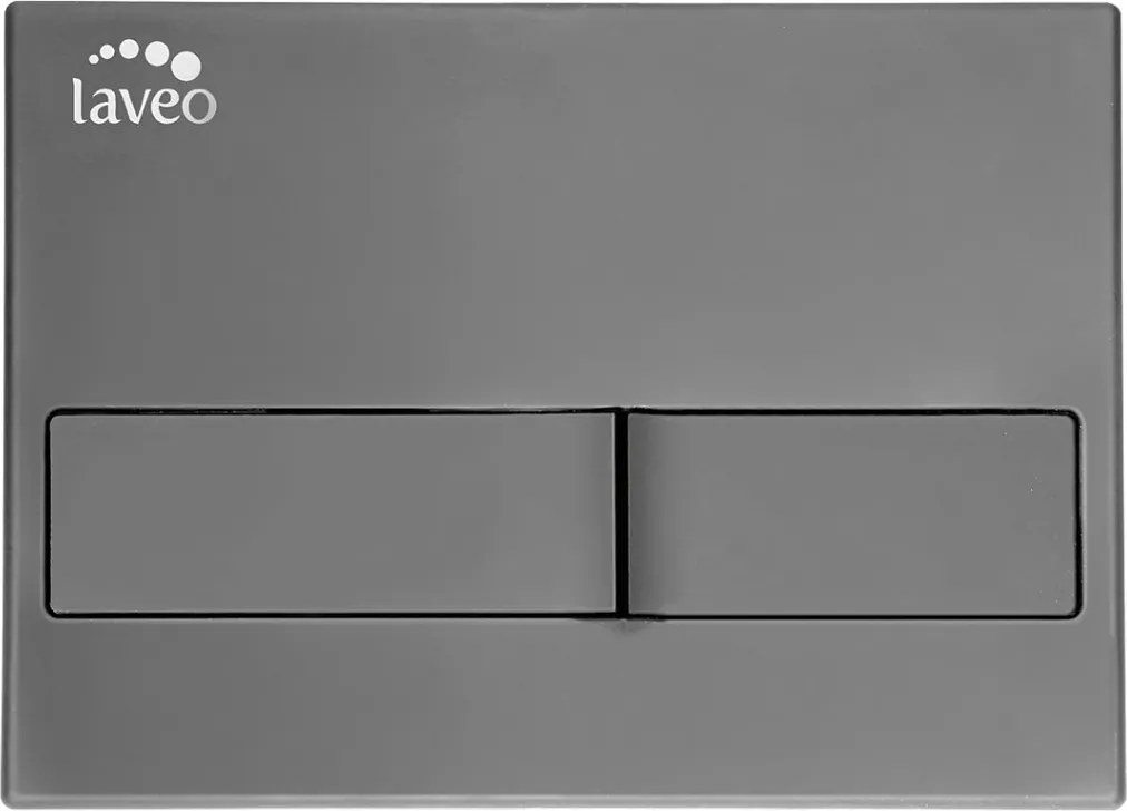 Erga Erga, závesný set pod omietku Laveo Akan + závesná WC misa Lily+ s toaletným sedadlom z duroplastu + splachovacie tlačidlo, biela lesklá, ERG-SETLAVLILYWHGF