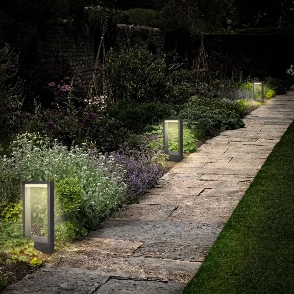 Brilagi-LED Vonkajšia lampa RAGUSA LED/7W/230V 3000/4000/6000K antrac. IP54 30 cm