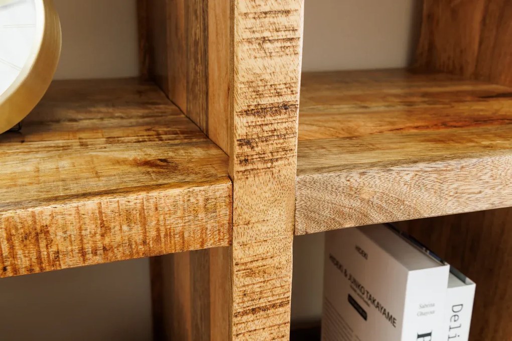 Polica IRON CRAFT 160 × 156 cm Mango Natural