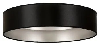 Duolla - LED Stropné svietidlo ROLLER LED/24W/230V pr. 45 cm čierna/strieborná