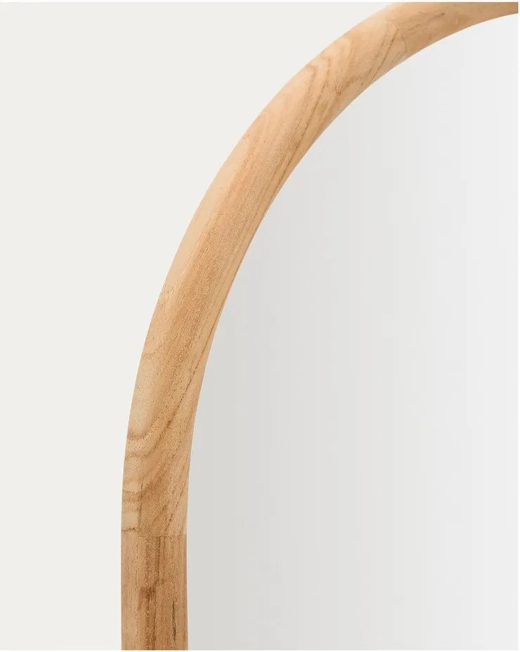 Nástenné zrkadlo s dreveným rámom 55x155 cm Milsa – Kave Home