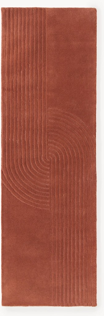 Ručne tuftovaný vlnený behúň Mason