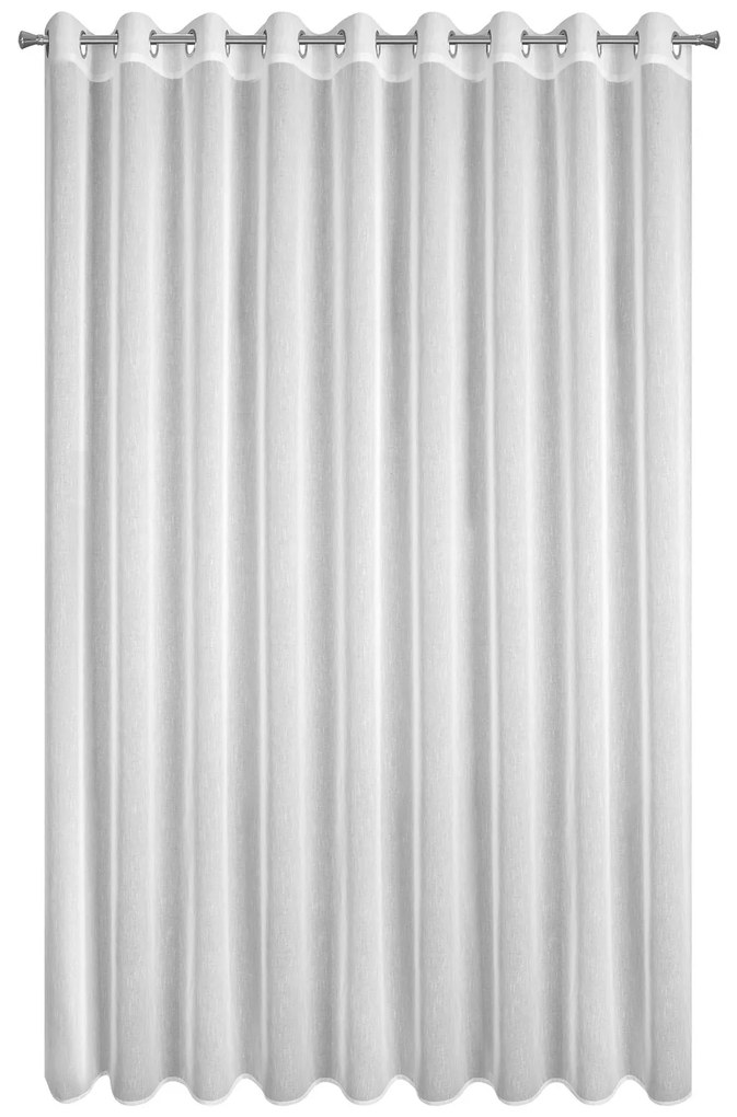 ZÁCLONA NA KRÚŽKOCH SONIA 400X250 CM BIELA