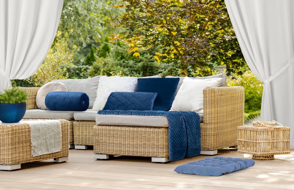 DEKORAČNÁ OBLIEČKA NA VANKÚŠ MIRENA 45X45 CM BIELA