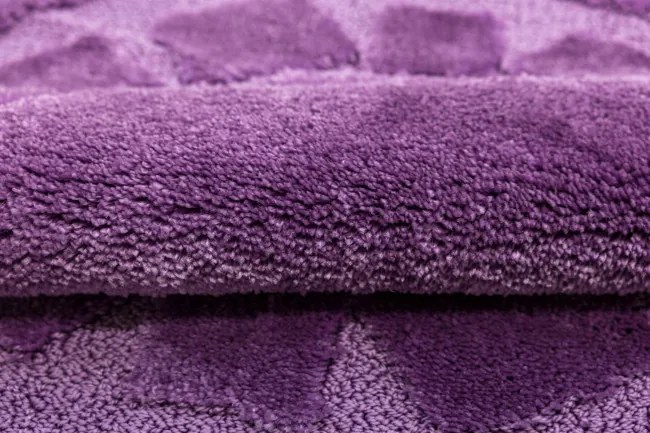 Kúpeľňový koberček Ocean fialový kruh