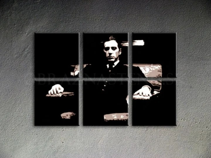 Ručne maľovaný POP Art obraz GODFATHER | rôzne rozmery