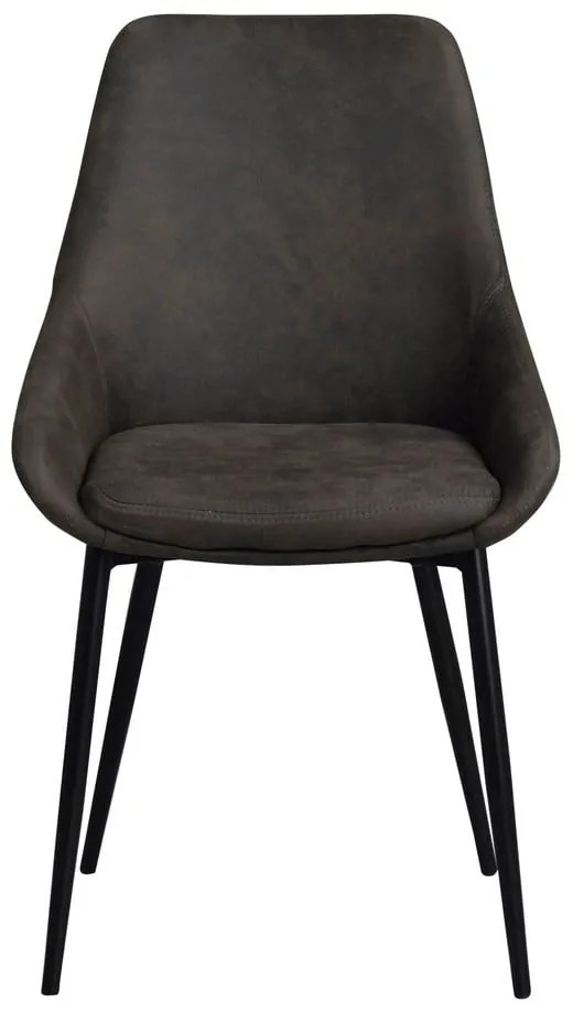 Tmavosivé jedálenské stoličky v súprave 2 ks Sierra – Rowico