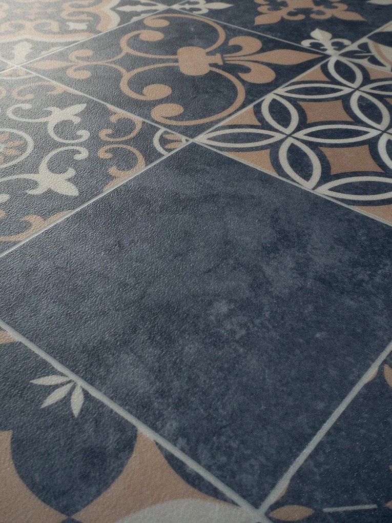 PVC podlaha - lino Livitex Retro 2791, na mieru, šíře 3m,4m, šedá, filc, chodba / predsieň, Beaulieu International Group