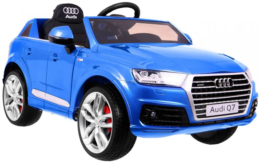 Elektrické autíčko Audi Q7 Quattro S-Line lakované - modré