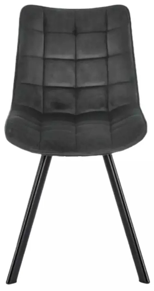 LuxuryForm DESIGN Stolička ORLEN VELUR - tmavo šedá