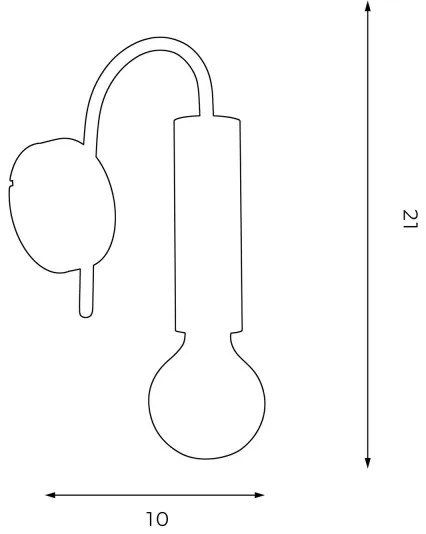 Nástenné svietidlo LOPPE 1xE27/60W/230V čierna