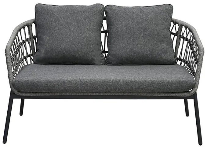 Autronic BONTEC Záhradná sedacia súprava, kov, polyratan, sivá, AZ-L1880 GREY Farba: Šedá