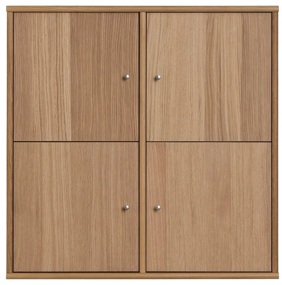 Závesná knižnica v dekore duba v prírodnej farbe 70x70 cm Mistral – Hammel Furniture