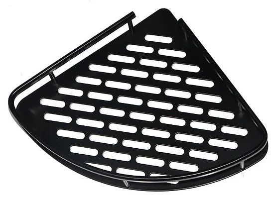 Rohový košík, čierny