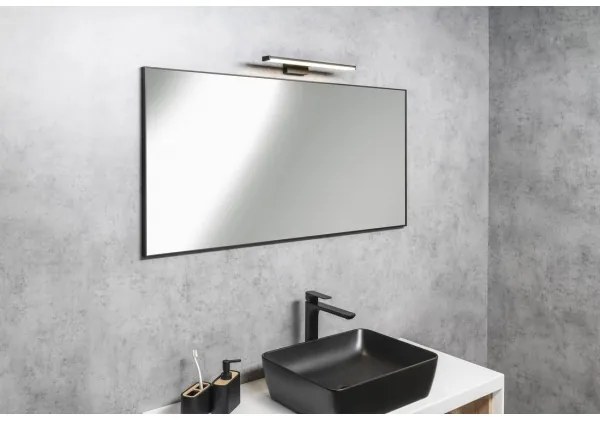 Sapho - Zrkadlo v ráme AROWANA 50x80 matná čierna