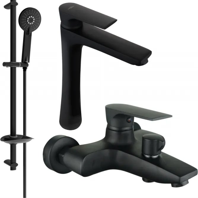 Mexen Axel DB40 vaňová súprava, čierna - 73813DB40-70