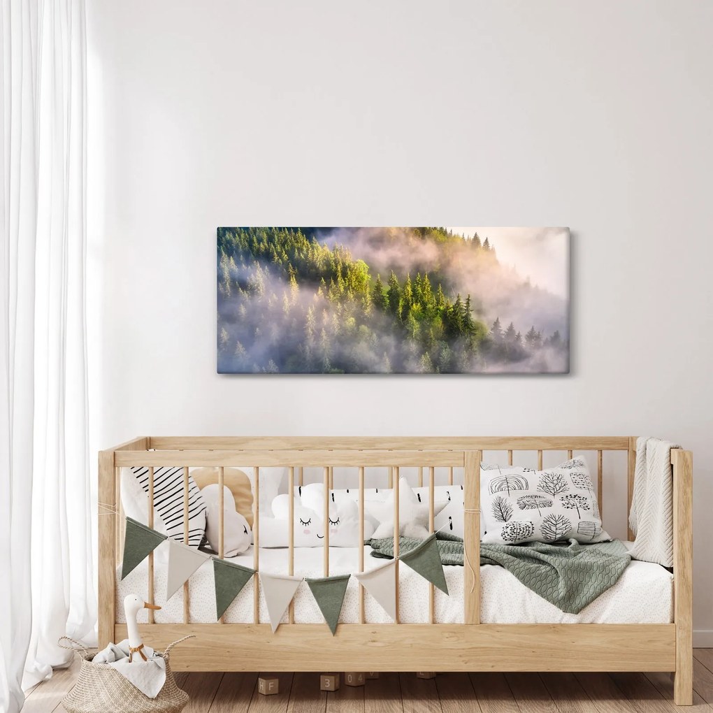 Obraz horskej krajiny (120x50 cm)