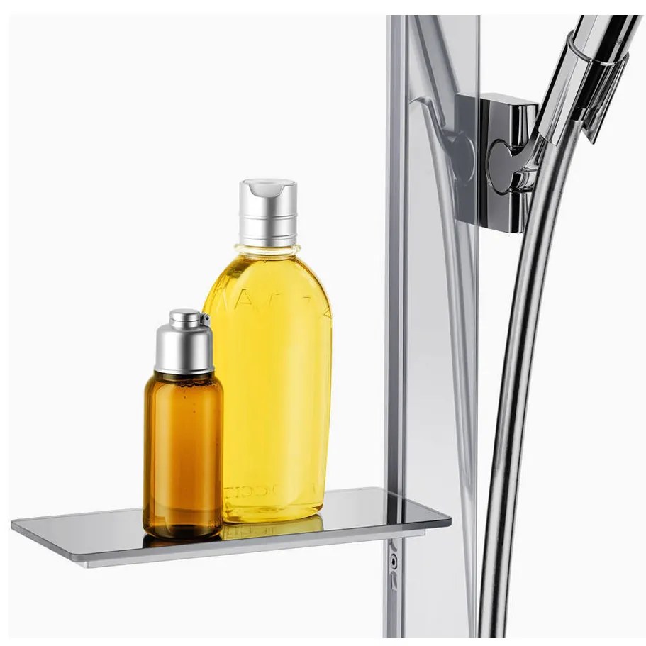 Hansgrohe Raindance Select S, sprchová sada 120 3jet so sprchovou tyčou 90 cm a miskou na mydlo, chrómová, HAN-27648000