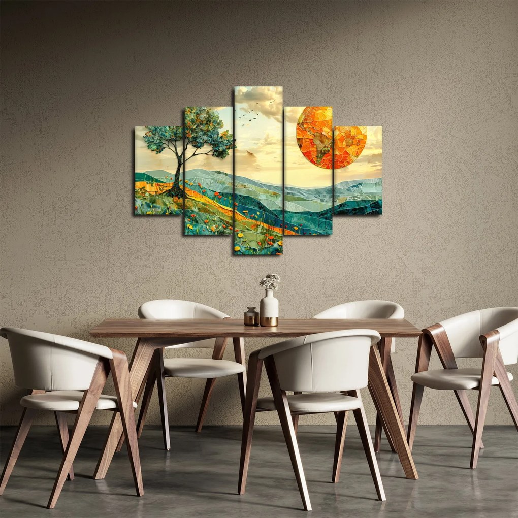 Obraz - Ilustrácia krajiny (150x105 cm)