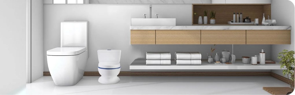 Ricokids Detský nočník s melódiou RK-290 biely a modrý