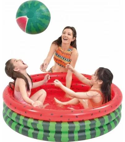 Detský nafukovací bazén - melón - 120x30cm