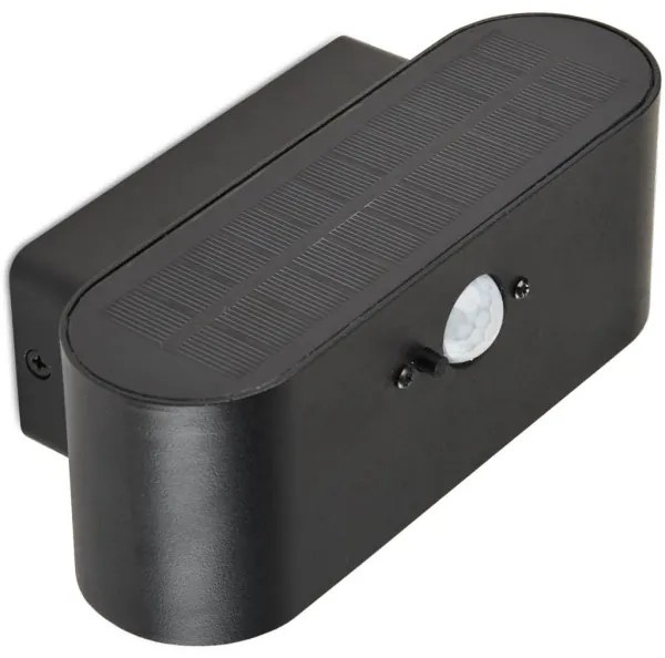 LED Solárne nástenné svietidlo so senzorom SOLARIS2 LED/2,5W/3,7V 4000K IP44