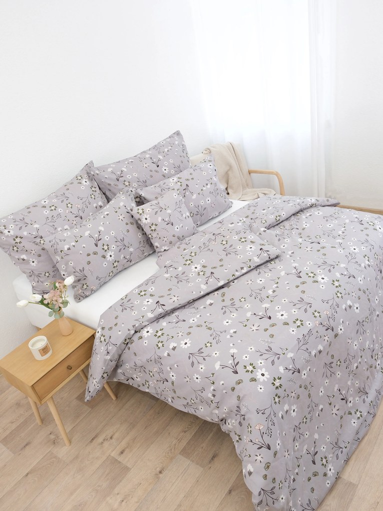 Bavlnené obliečky Renforcé - Vanessa šedá