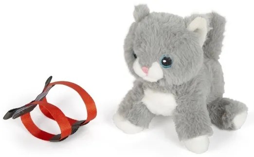 Small Foot - Plyšová mačka s ošetrovateľskou sadou