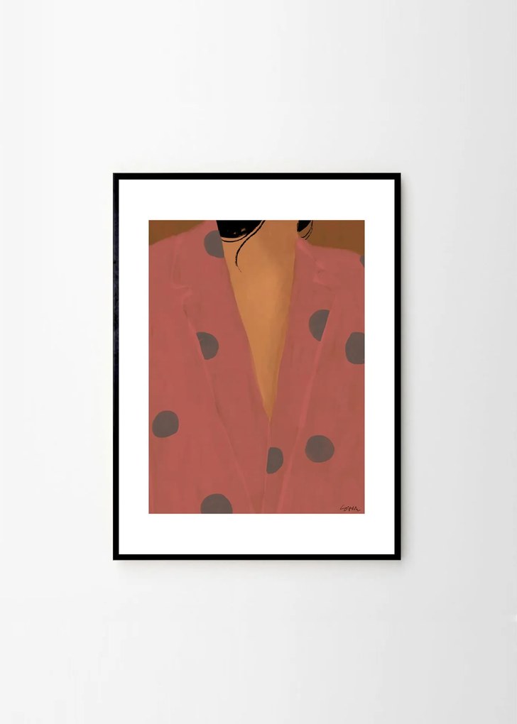 THE POSTER CLUB Autorský plagát Dressed by Sandra Blomén Maschinsky 30 x 40 cm