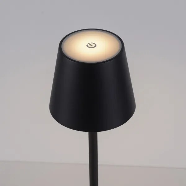 Leuchten Direkt19250-18-LED Vonkajšia nabíjacia lampa EURIA LED/3W/5V IP54 čierna