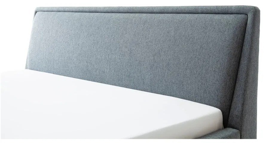 Zelená/modrá čalúnená dvojlôžková posteľ bez roštu 160x200 cm Frieda – Meise Möbel