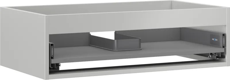 Mexen Box-A, závesná skrinka 80 cm, 1 zásuvka, sivá matná, 91AX0-0800-235-1-62