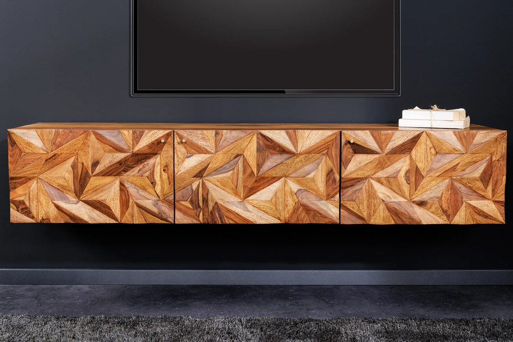 TV-skrinka 43708 Stone 160cm Drevo Palisander