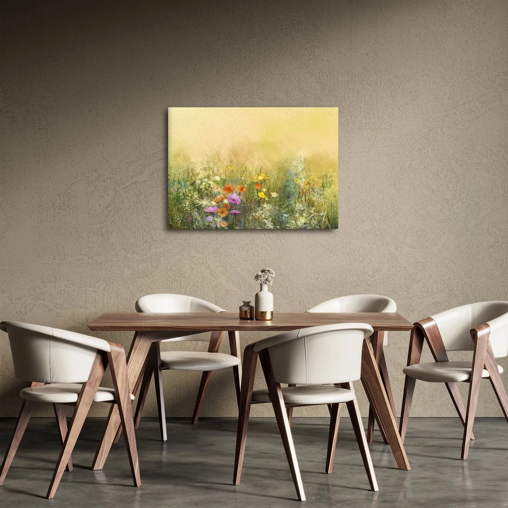 Obraz - Maľovaná lúka (70x50 cm)