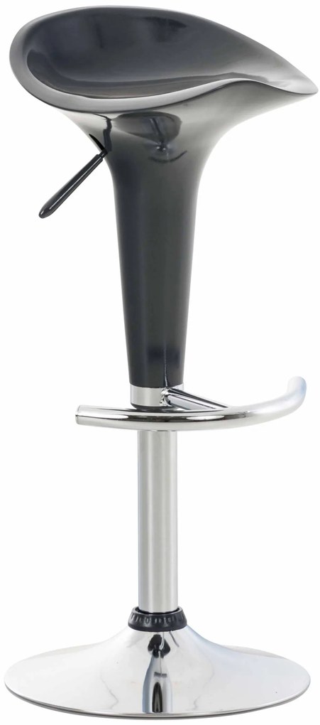 Plastová barová stolička Shine - Sivá