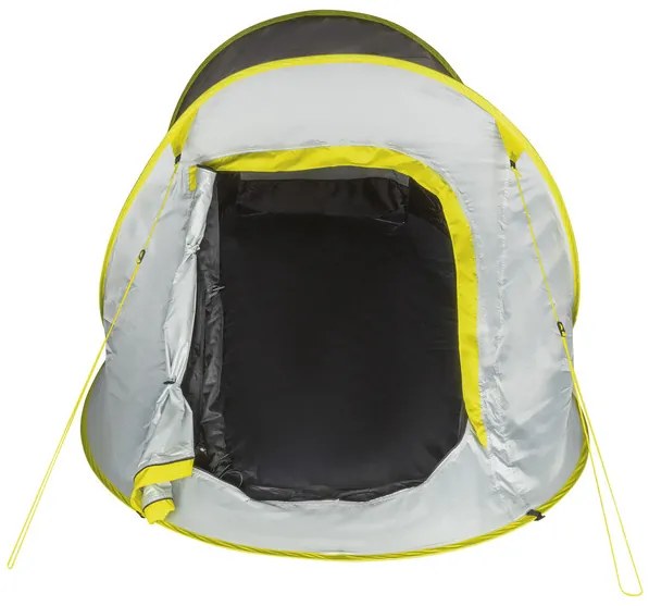 Rocktrail Pop-up kempingový stan pre 2 osoby (sivá/žltá)  (100361491)