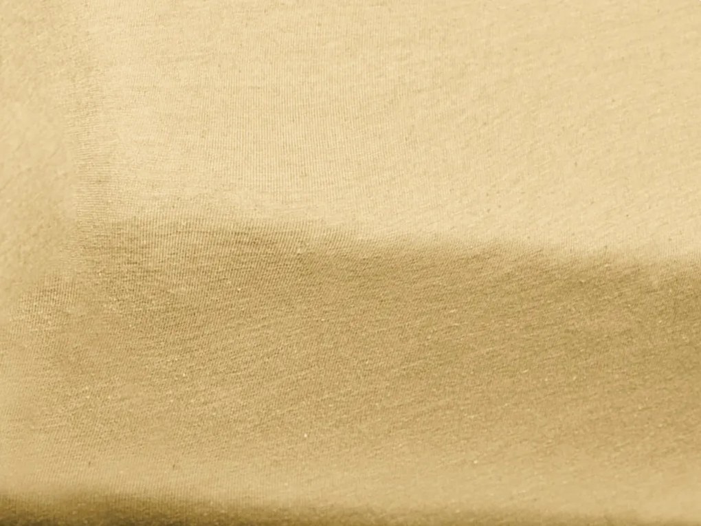 Jersey plachta do detskej postieľky krémová 70x140 cm