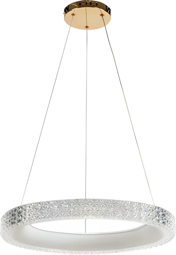 Toolight Toolight, LED stropné svietidlo 60cm MS002-CP, ružové zlato, OSW-09611