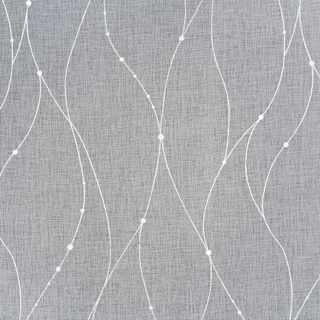 ZÁCLONA NA PÁSKE ARLENA 140X270 CM BIELA