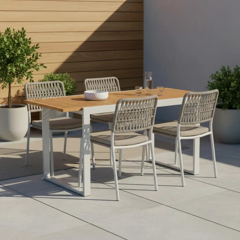 XXXLutz ZÁHRADNÝ STÔL, drevo, kov, 80-120/74/70 cm Gardenson - Online Only záhrada - 001442008102