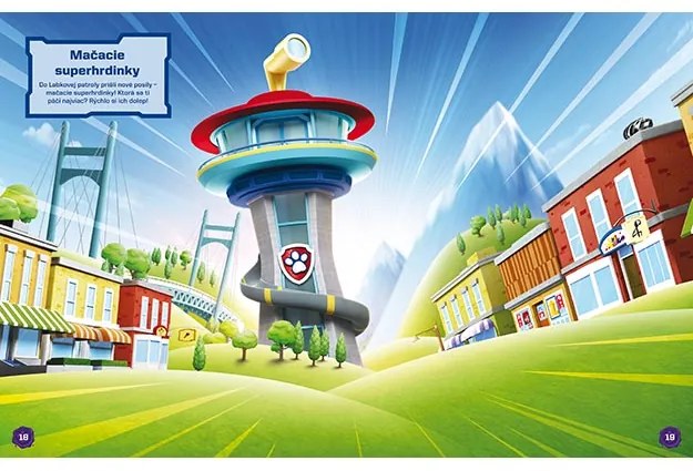 Veľká samolepková knižka Dievčenská zábava Paw Patrol