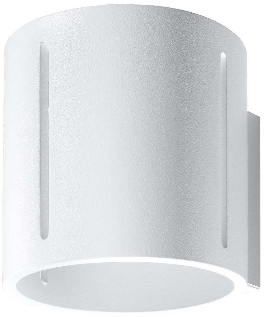 Nástenné svietidlo Inez, 1x biele kovové tienidlo