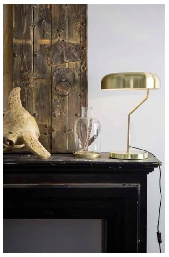 Mosadzná stolová lampa Dutchbone Eclipse